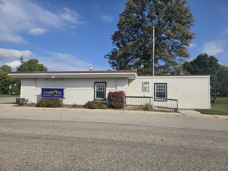 Boyne Falls Branch building and sign